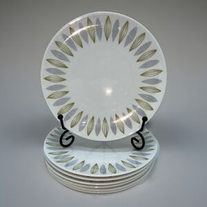 Royal Tuscan Caravelle Fine Bone China Dessert Plate Set Of 8 Mid Century Modern